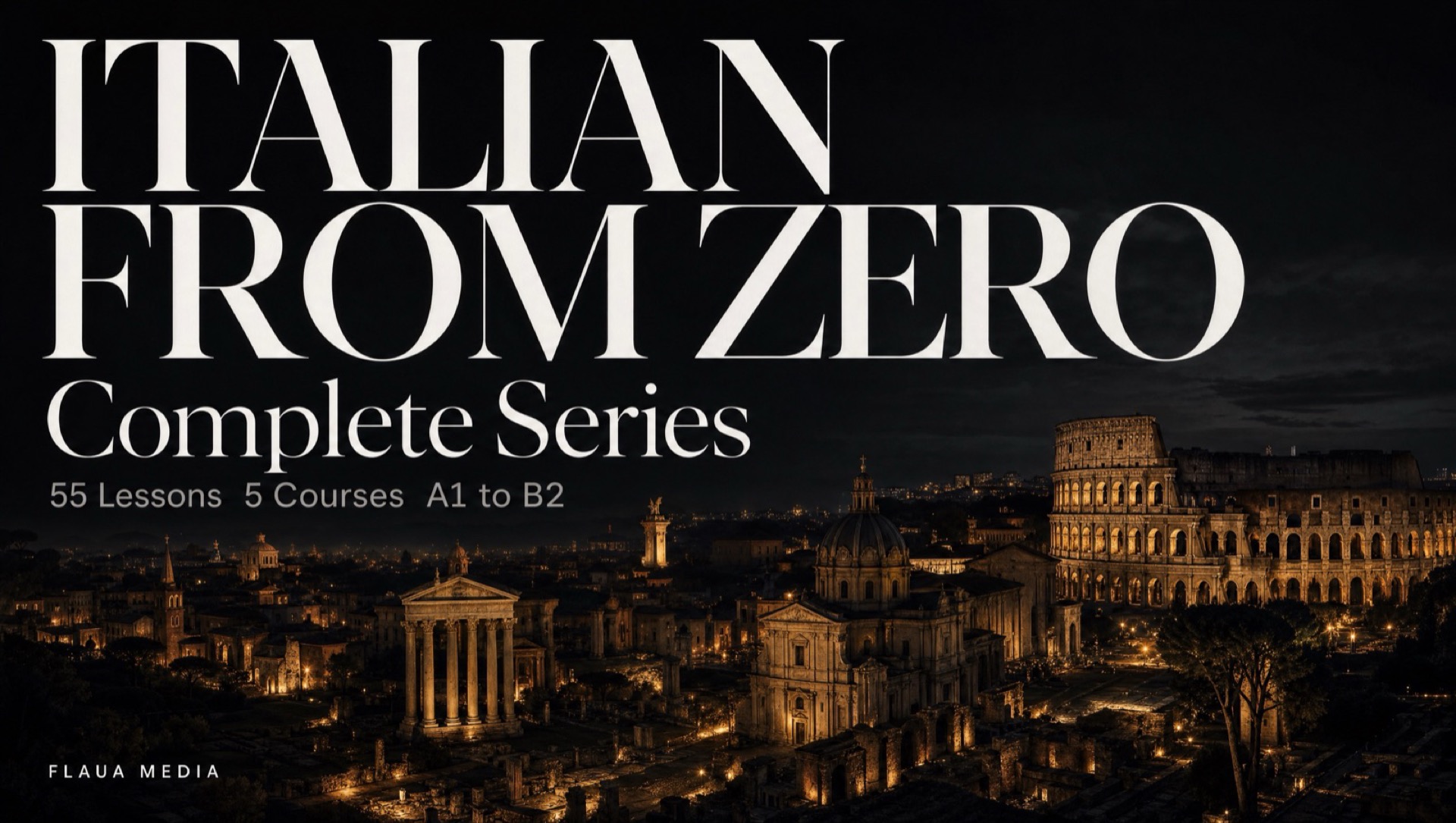 Italian From Zero, Complete Series course bundle cover